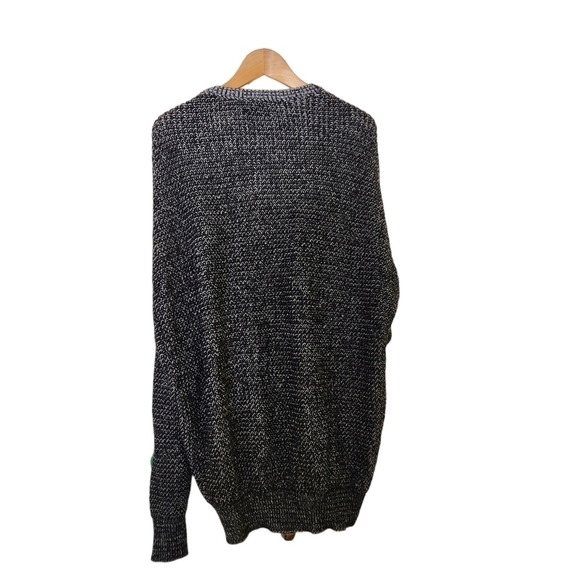 Jantzen sweater company black gray knitted WORKING light up Christmas sweater - Picture 7 of 10